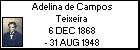 Adelina de Campos Teixeira