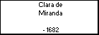Clara de Miranda